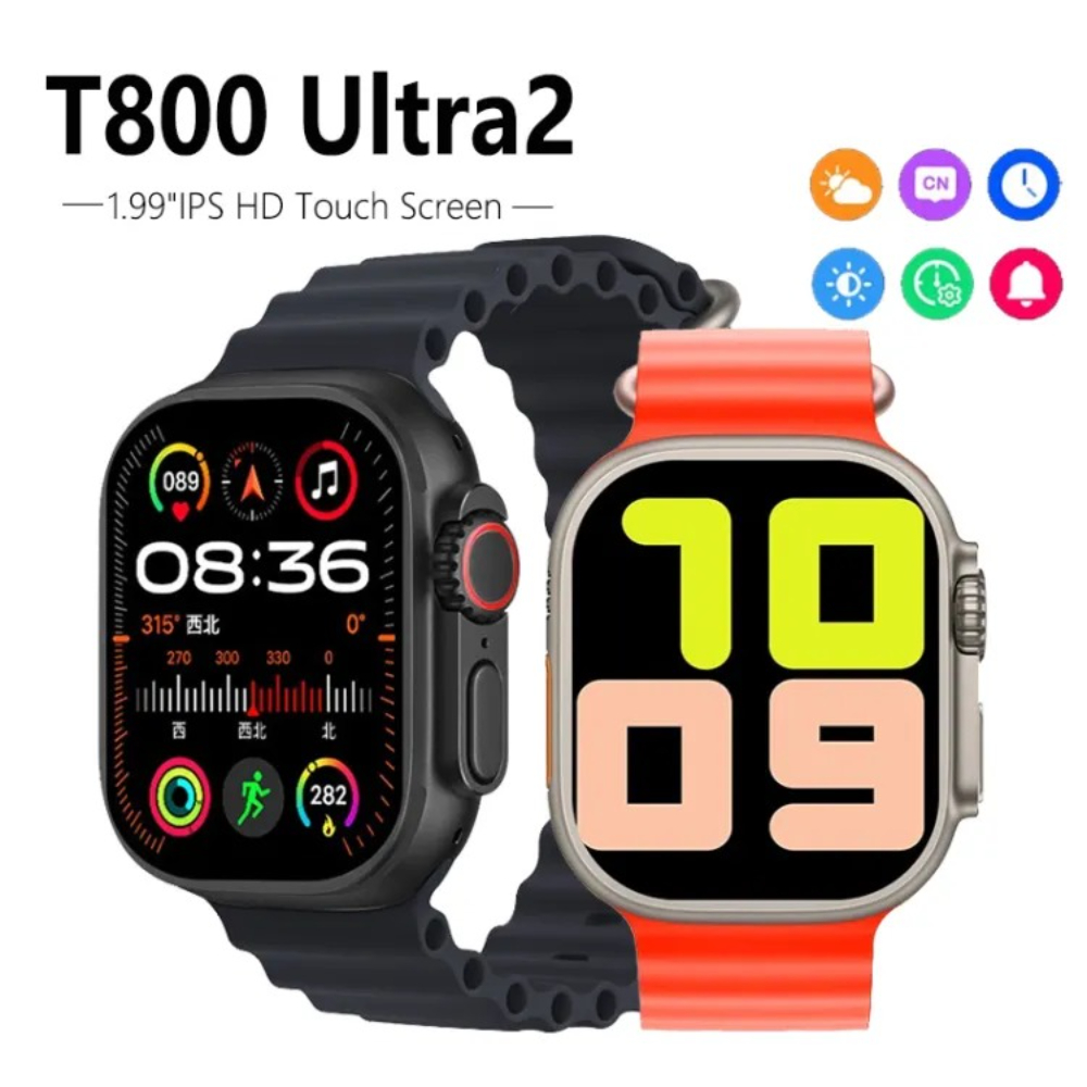 T800 Ultra 2 1.99″ HD IPS Display Smart Watch Series 9 Bluetooth Call Smartwatch